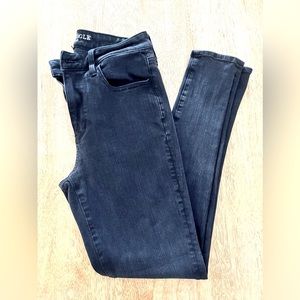 American Eagle Jeans, Women’s size 8, Black Skinny Hi Rise Jegging